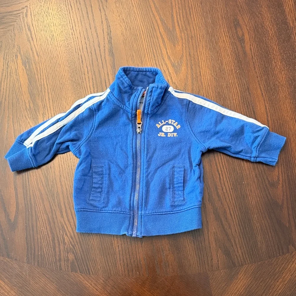 Carter's Baby Boy Blue Track Jacket Jogger Set 3M